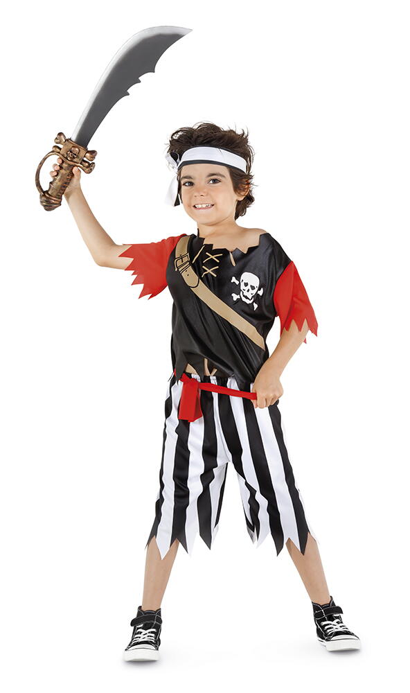 COSTUM DE CARNAVAL - PIRAT NEINFRICAT - RUBIES (S8821)