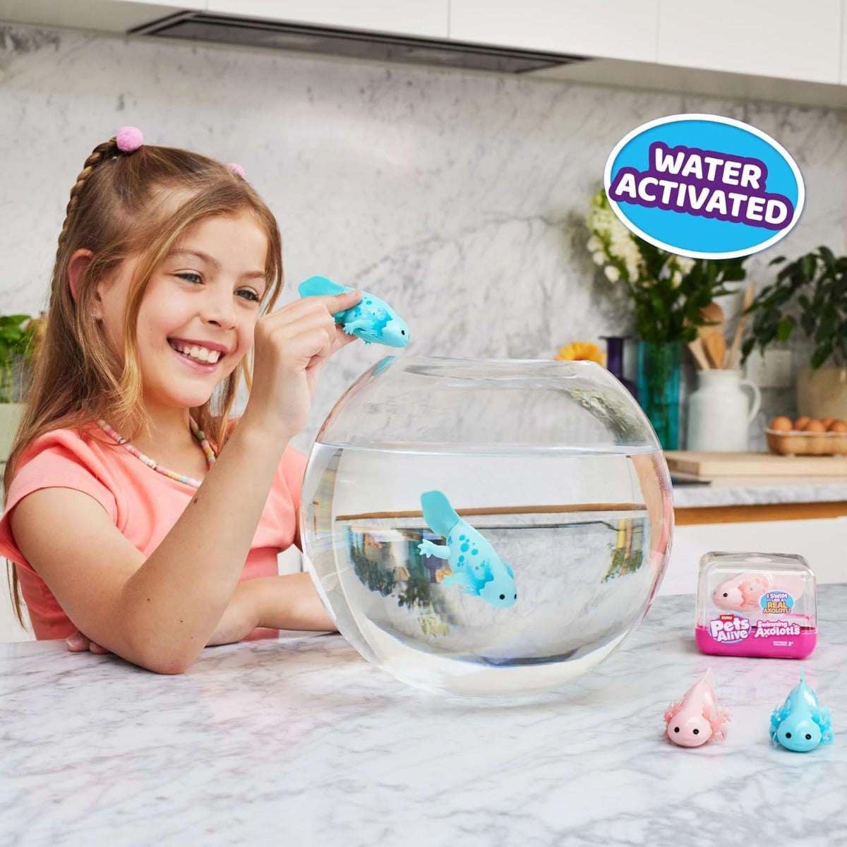 PETS ALIVE - JUCARIE INTERACTIVA, AXOLOTL INOTATOR, SERIA 1 - ZURU (9556UQ1)