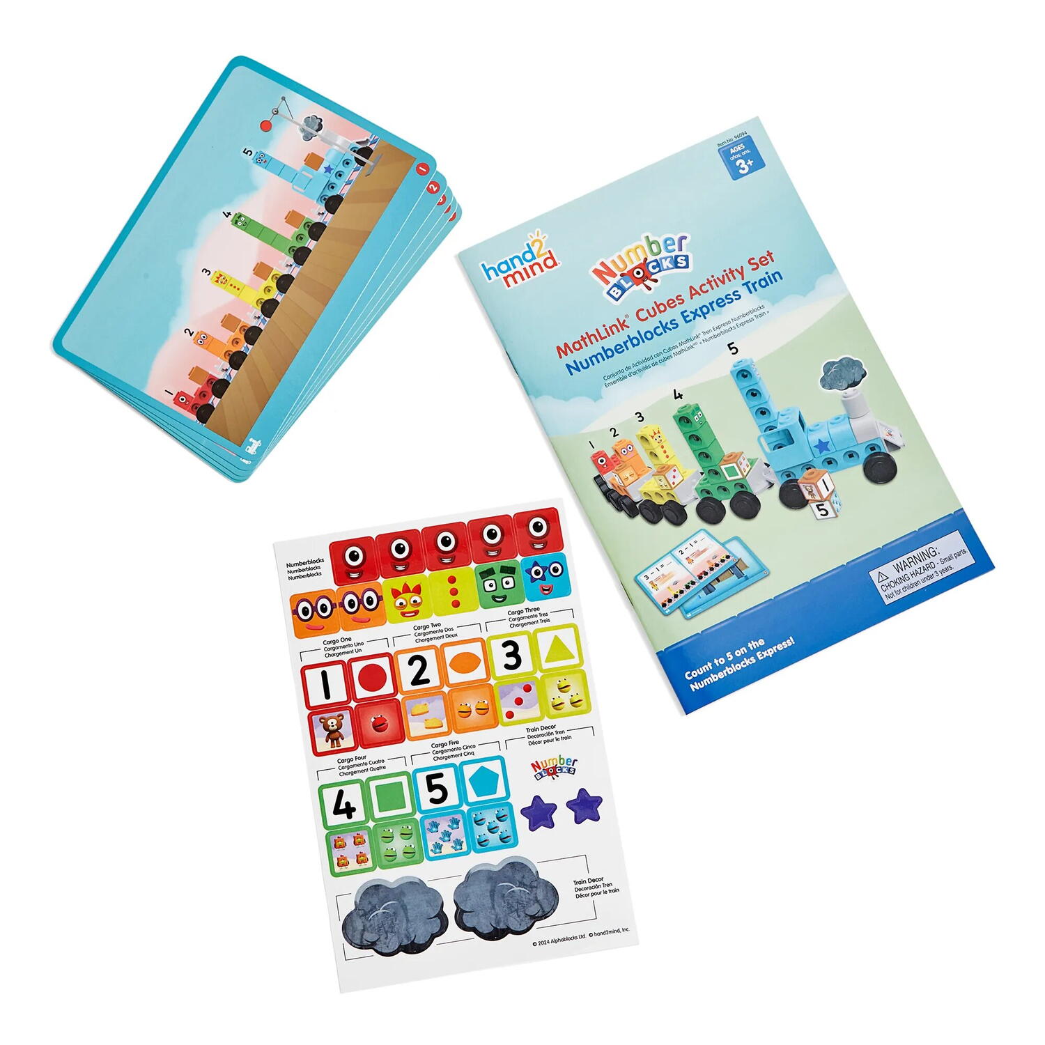 MATHLINK®CUBES NUMBERBLOCKS - TRENULET EXPRESS - HAND2MIND (HM96094-UK)