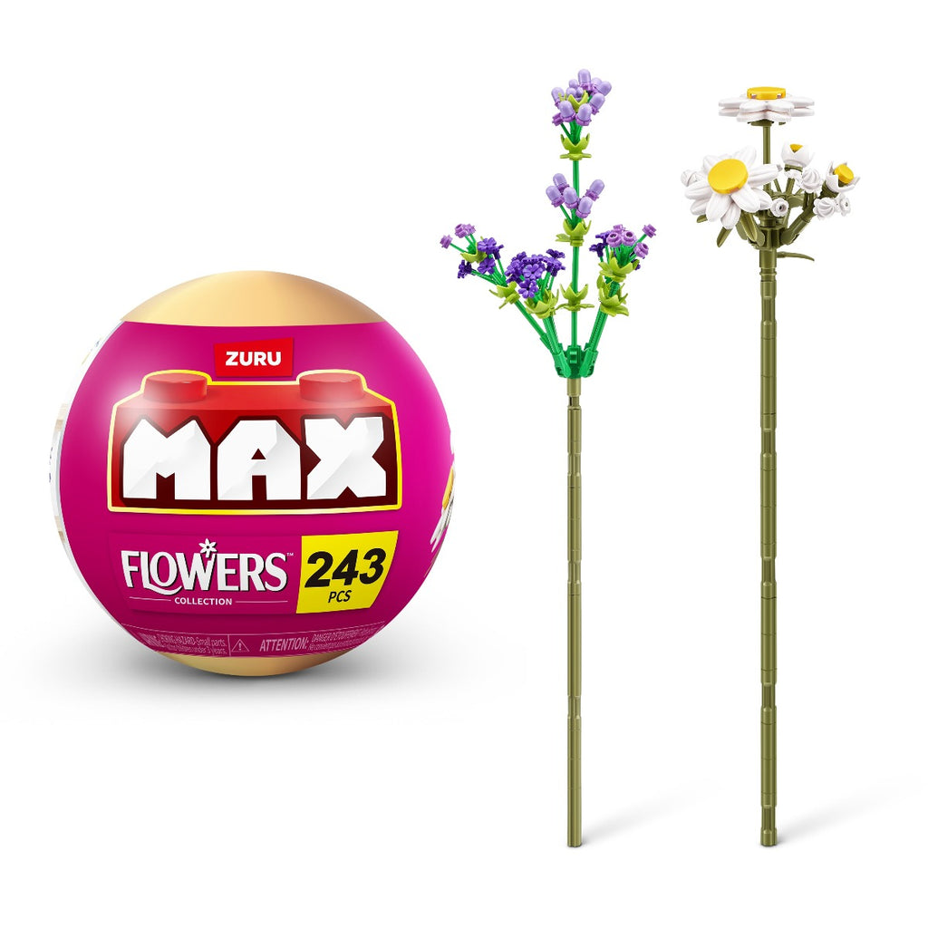 ZURU MAX - SET DE CONSTRUCTIE, FLORI DE GRADINA, DIVERSE MODELE - ZURU (83184)