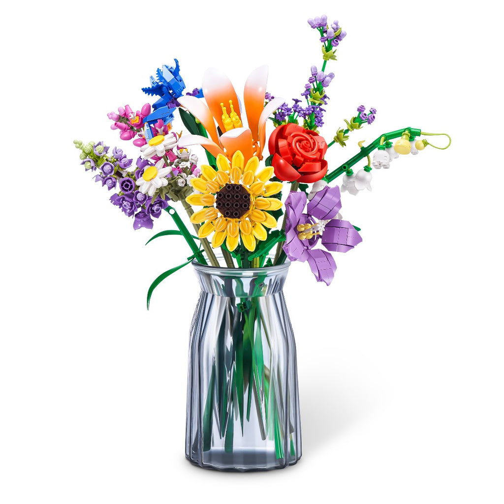 ZURU MAX - SET DE CONSTRUCTIE, FLORI DE GRADINA, DIVERSE MODELE - ZURU (83184)