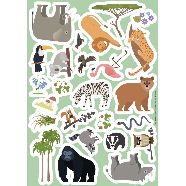 PRIMUL SET DE ARTA & LUCRU MANUAL - ANIMALUTE - SASSI (978-88-303-1060-5)