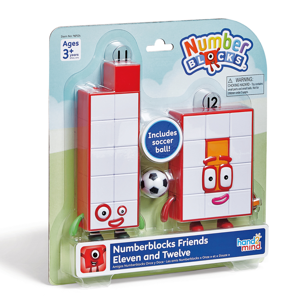 SET FIGURINE NUMBERBLOCKS - UNSPREZECE & DOISPREZECE - HAND2MIND (HM96924-UK)