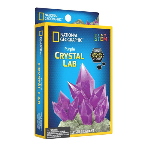 SET EDUCATIV MINI LABORATOR DE CRESTERE CRISTALE VIOLET - NATIONAL GEOGRAPHIC (NG29615)