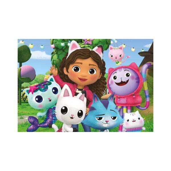 PUZZLE - CASA DE PAPUSI A LUI GABBY (24 PIESE) - DINO (351707)