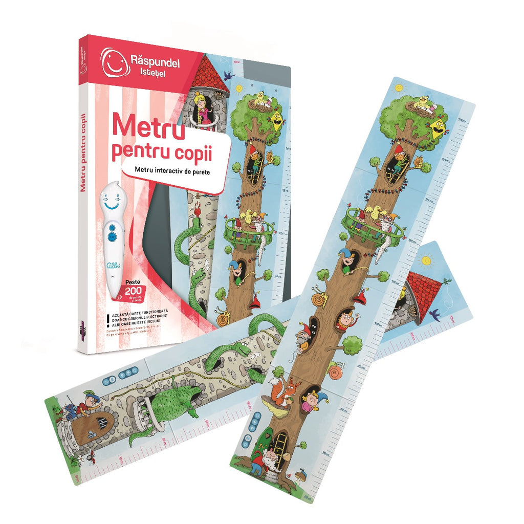 RASPUNDEL ISTETEL, CARTE METRU PENTRU COPII - ALBI (86334)
