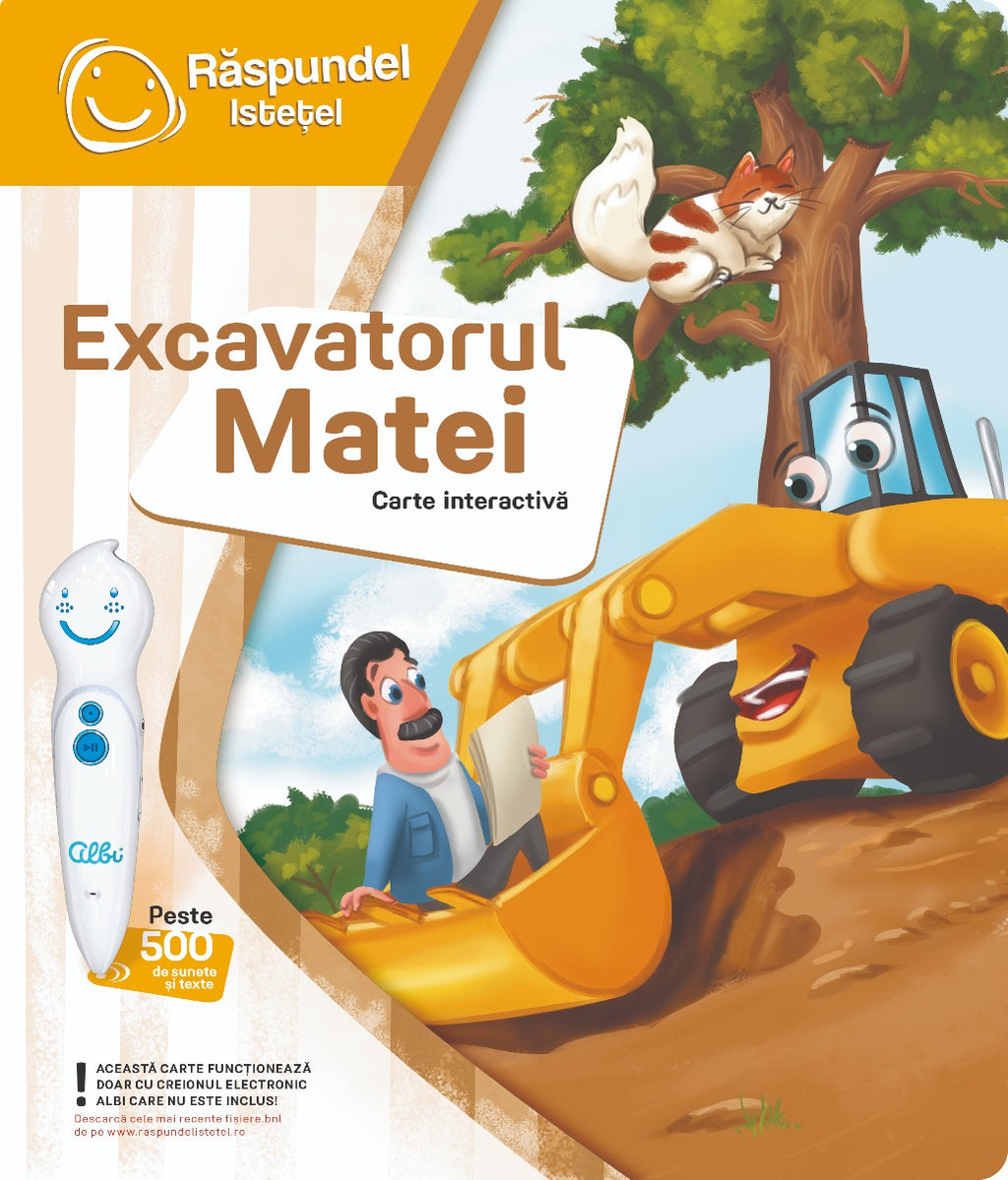 RASPUNDEL ISTETEL, BOOK MATEI'S EXCAVATOR - ALBI (87508)