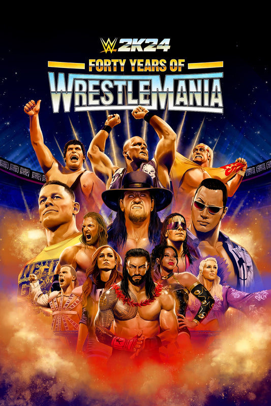WWE 2K24 (40 YEARS OF WRESTLEMANIA EDITION) - PC - STEAM - MULTILANGUAGE - WORLDWIDE - Libelula Vesela - Jocuri video