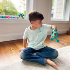 CLIXO® MAGNETIC BUILDING TOY - ITSY BLUE &amp; GREEN (18 PIECES) - CLIXO (CL-ITSY-BG-1)