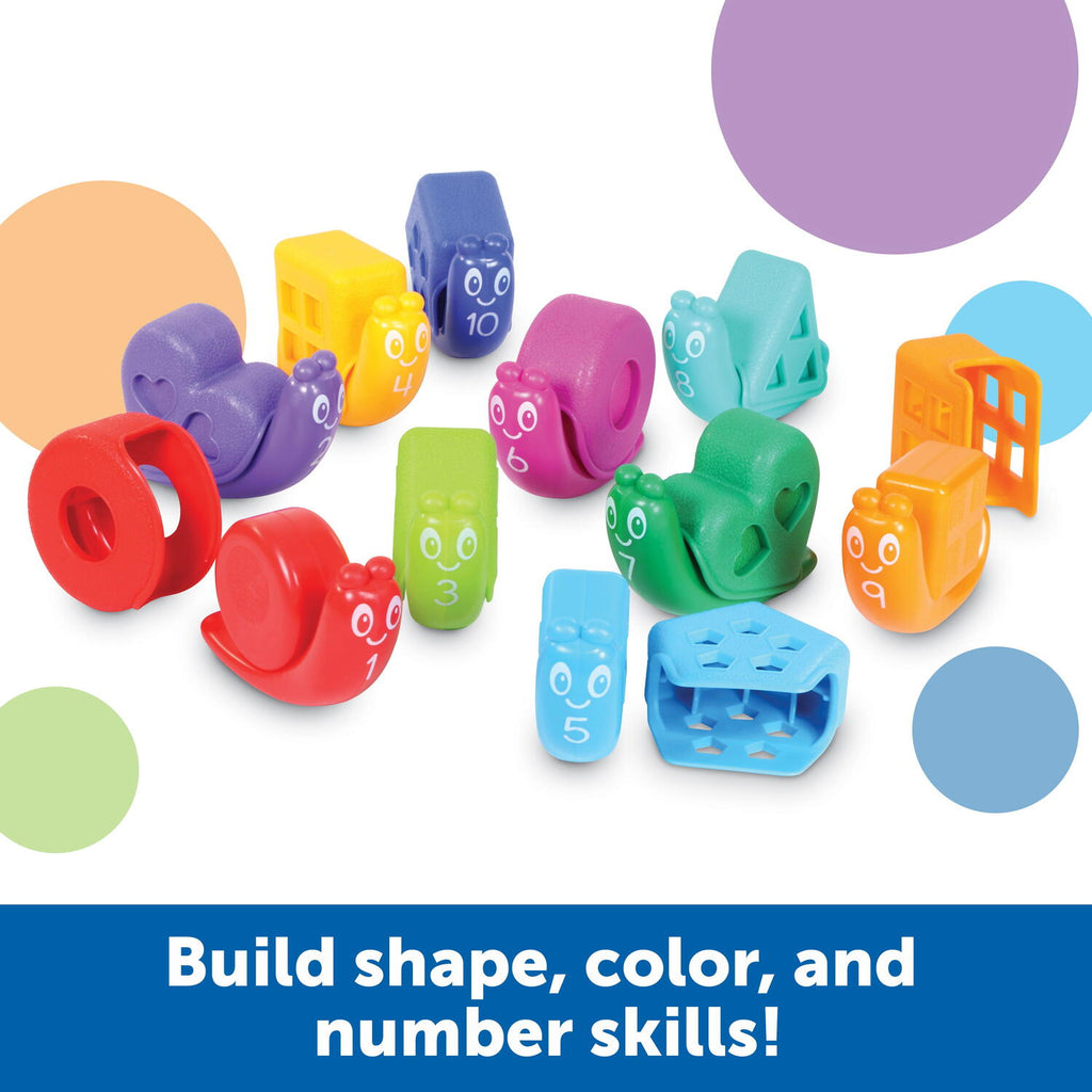 JOC DE POTRIVIRE CU FORME - MELCII VESELI - LEARNING RESOURCES (LER6722)