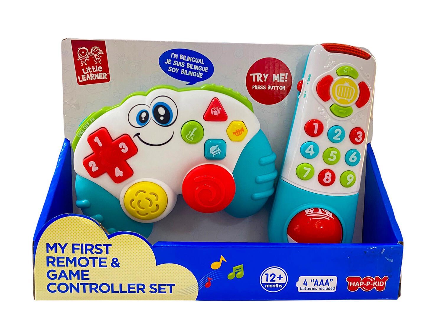 PRIMA MEA TELECOMANDA SI CONSOLA DE JOCURI - LITTLE LEARNER (3869T)