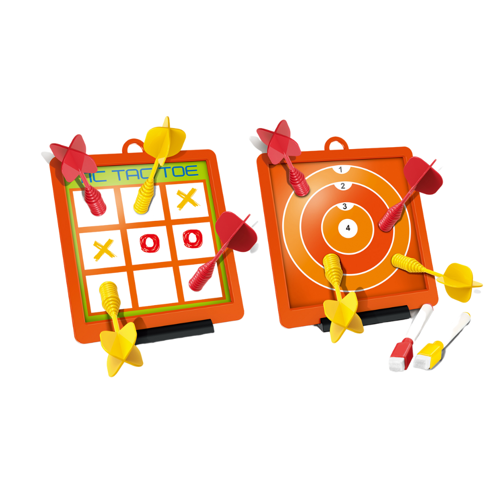 MAGNETIC DARTS GAME 2 IN 1 - X AND 0 - OWL (007219)