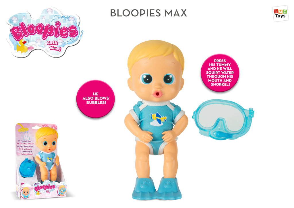 BLOOPIES PAPUSA SCAFANDRU FLOWY/LOVELY/MAX/SWEETY/LUNA - IMC TOYS (90767)
