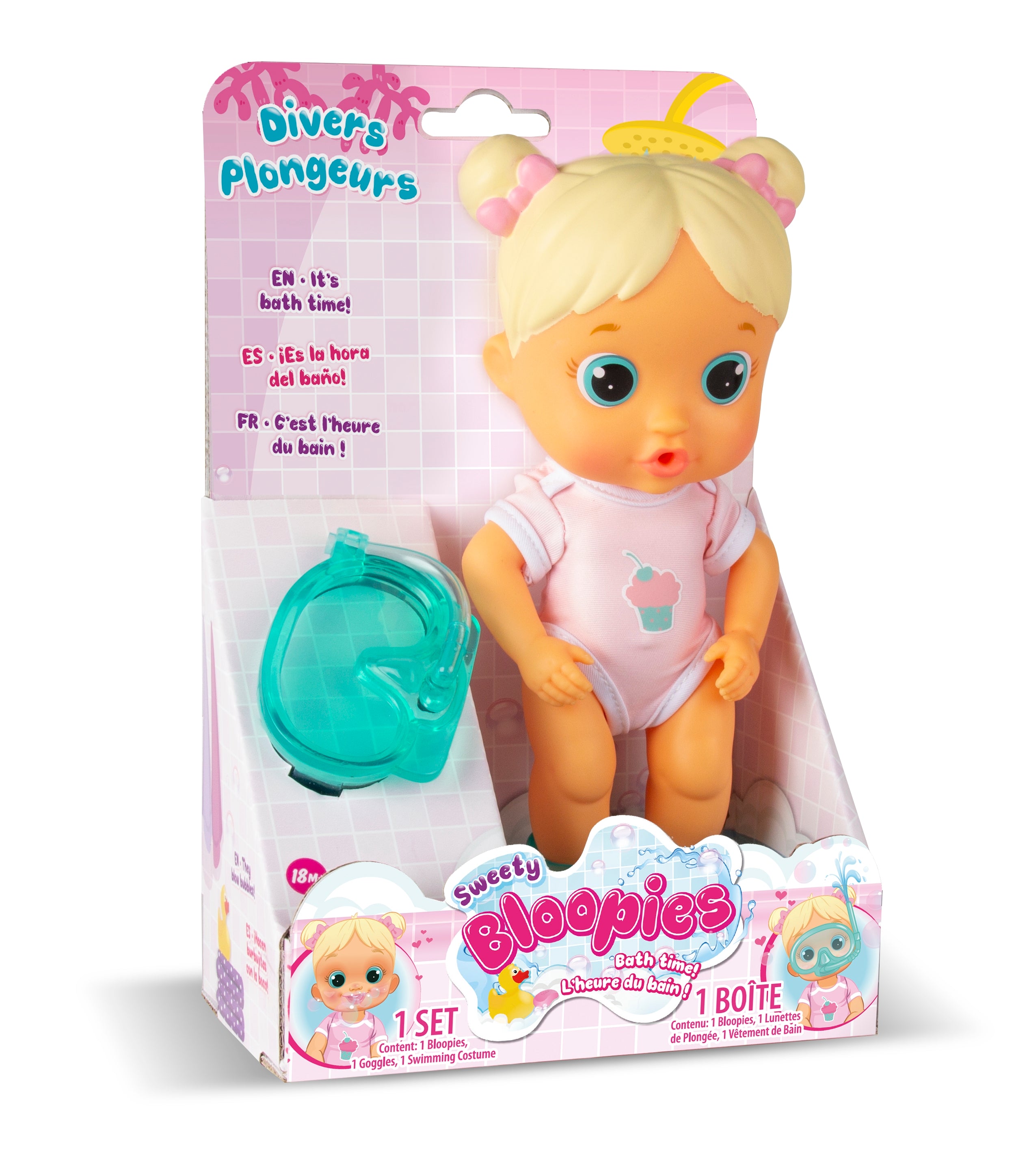 BLOOPIES PAPUSA SCAFANDRU FLOWY/LOVELY/MAX/SWEETY/LUNA - IMC TOYS (90767)