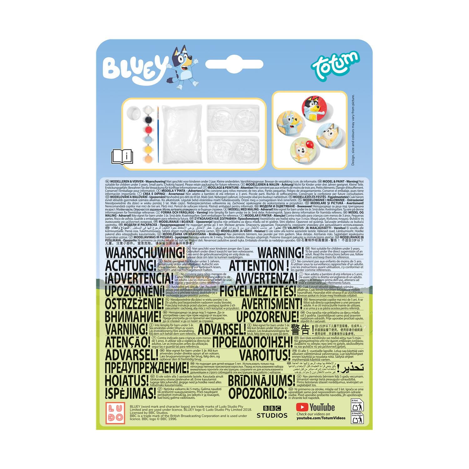 SET PICTAT & MODELAT - BLUEY - TOTUM (TT290235)