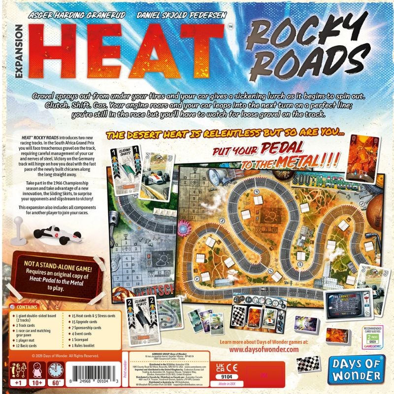 JOC DE SOCIETATE HEAT ROCKY ROADS, LIMBA ENGLEZA - DAYS OF WONDER (9104)