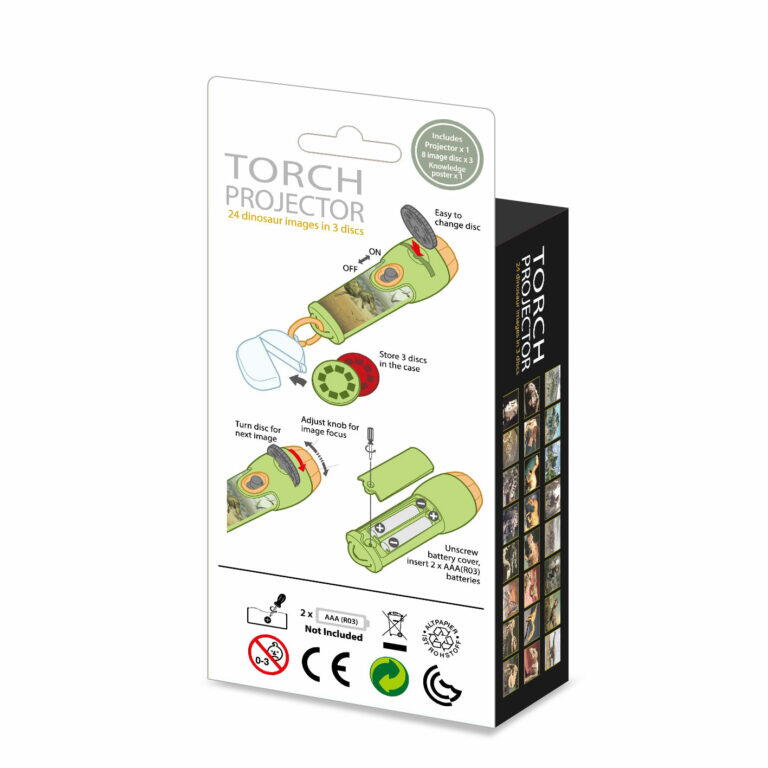 PROIECTOR TIP LANTERNA - DESCOPERA DINOZAURII - AMBO FUNTAMIN (AF6339D)