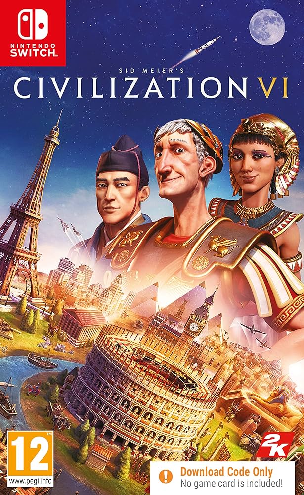 SID MEIER'S CIVILIZATION VI - NINTENDO SWITCH  - EU - Libelula Vesela - Jocuri video