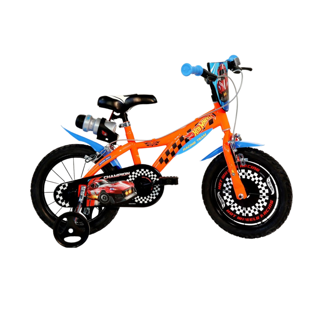 BICICLETA COPII 14'' - HOT WHEELS - DINO BIKES (614-HW)