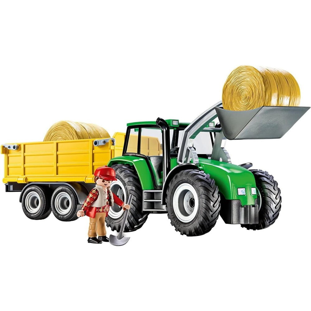 TRACTOR CU REMORCA SI INCARCATOR FRONTAL - PLAYMOBIL COUNTRY (PM9317)