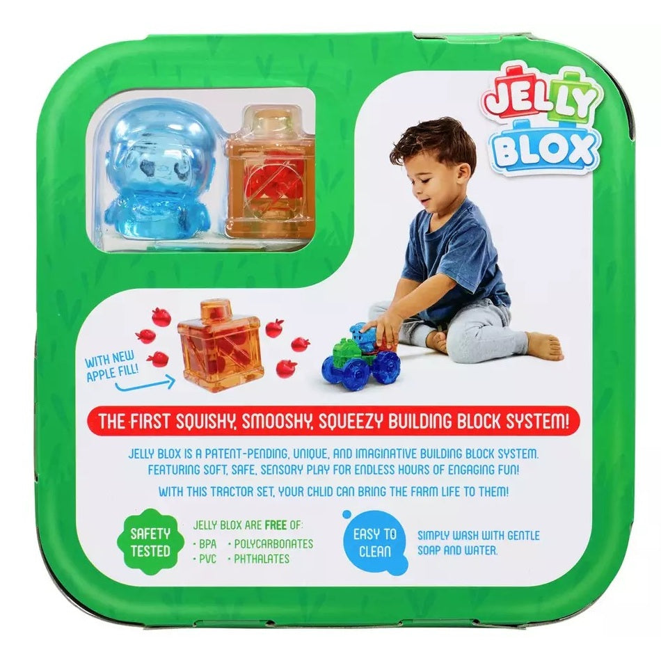 JELLY BLOX - SET DE JOACA CU TRACTOR, 12 PIESE - GOLIATH (932945)
