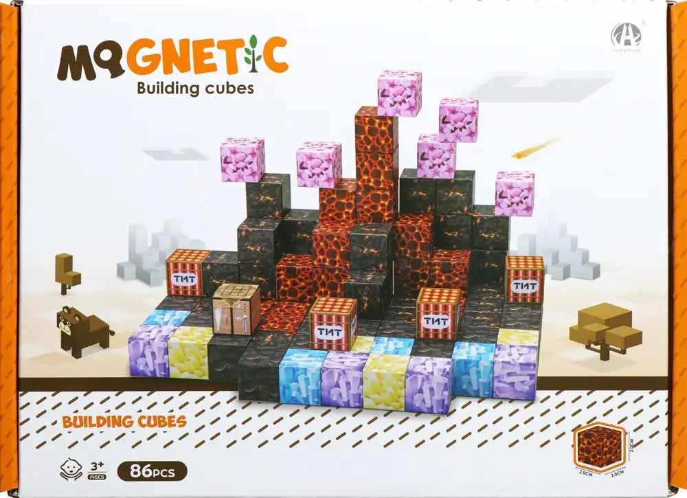 CUBURI MAGNETICE - TNT 86 PIESE (2 CM) - BUFNITEL (CH1353)