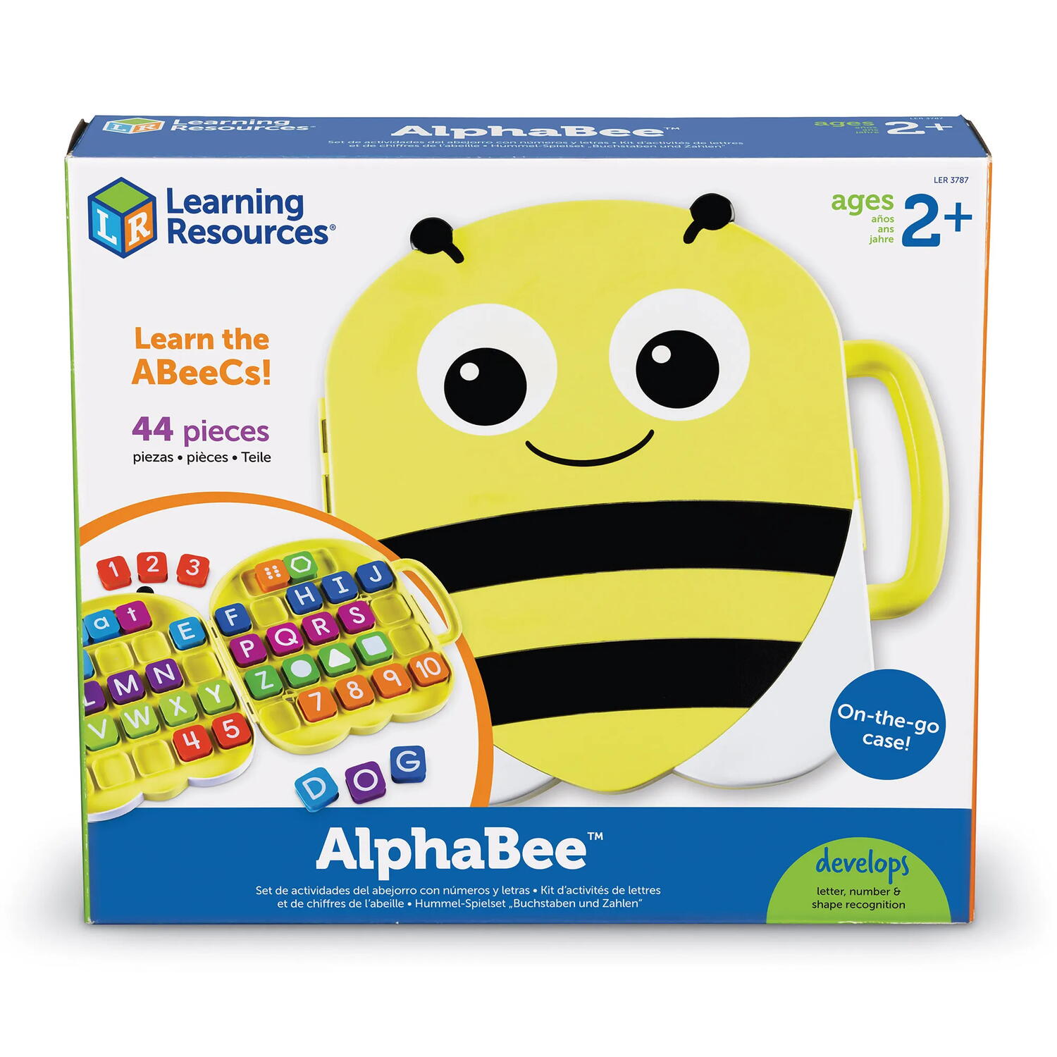 SET ACTIVITATI CU LITERE & NUMERE ALPHABEE - LEARNING RESOURCES (LER3787)