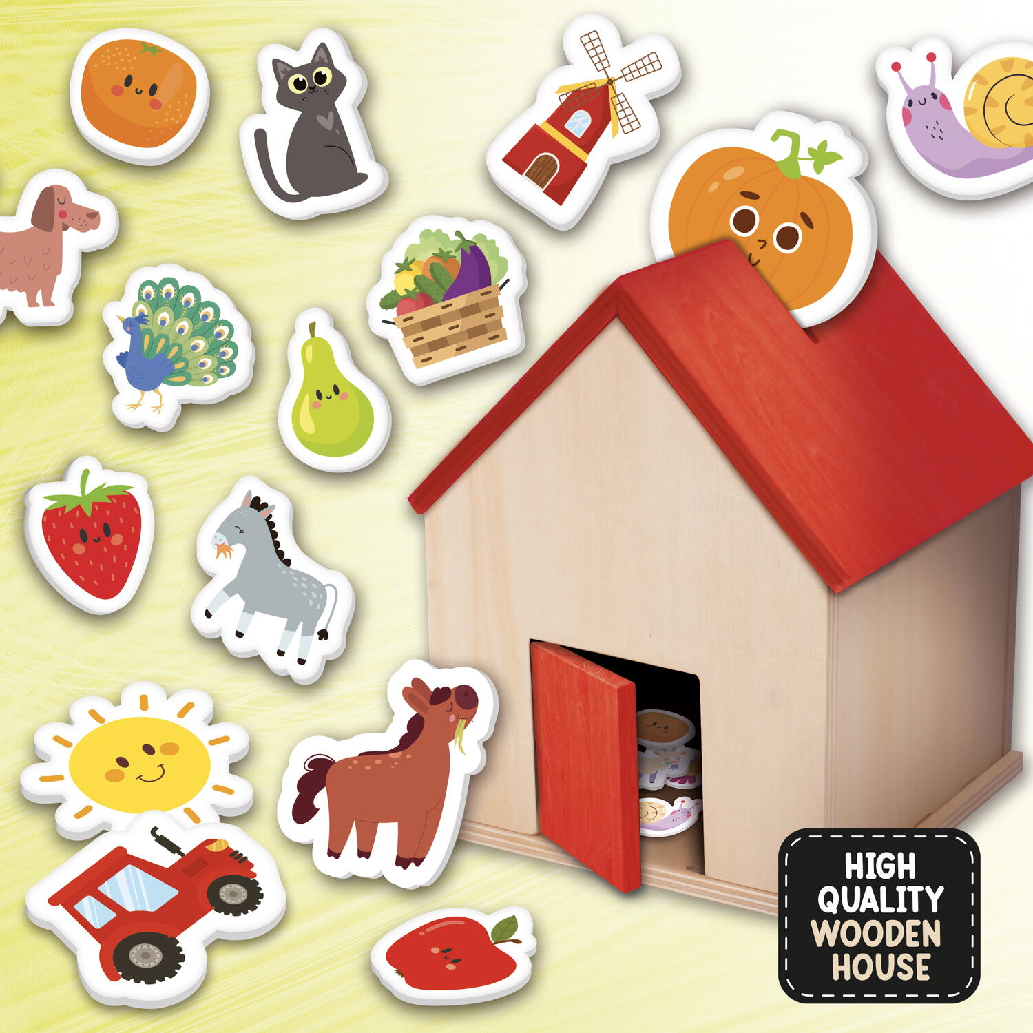 JOC MONTESSORI DIN LEMN - LA FERMA - LISCIANI (L105403)