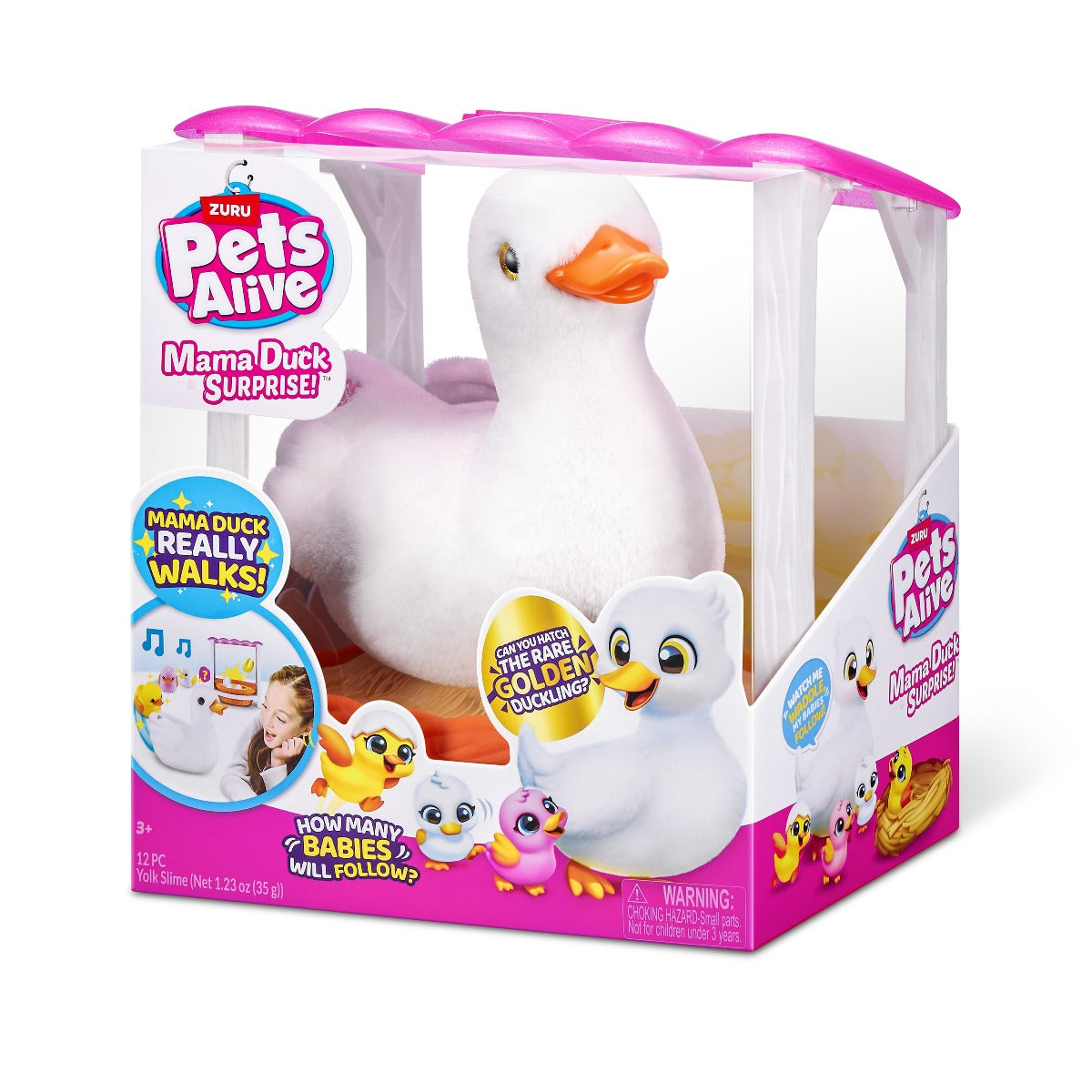 PETS ALIVE - INTERACTIVE PLUSH TOY, MOTHER DUCK AND HER DUCKS - PETS ALIVE (9548)