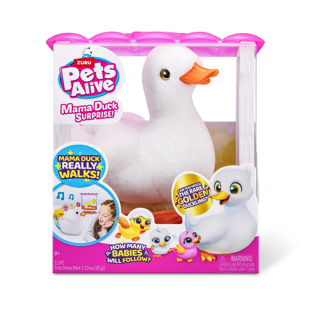 PETS ALIVE - INTERACTIVE PLUSH TOY, MOTHER DUCK AND HER DUCKS - PETS ALIVE (9548)