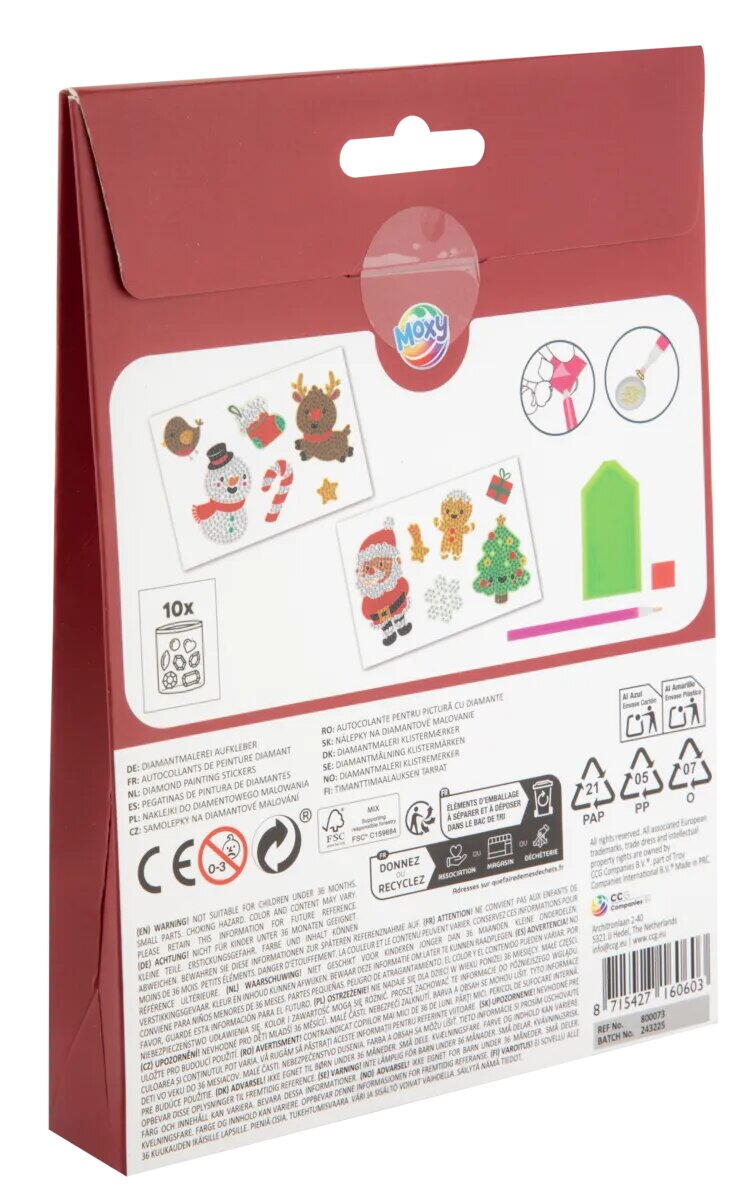 PICTURA CU DIAMANTE - ABTIBILDURI DE CRACIUN - MOXY (800073)