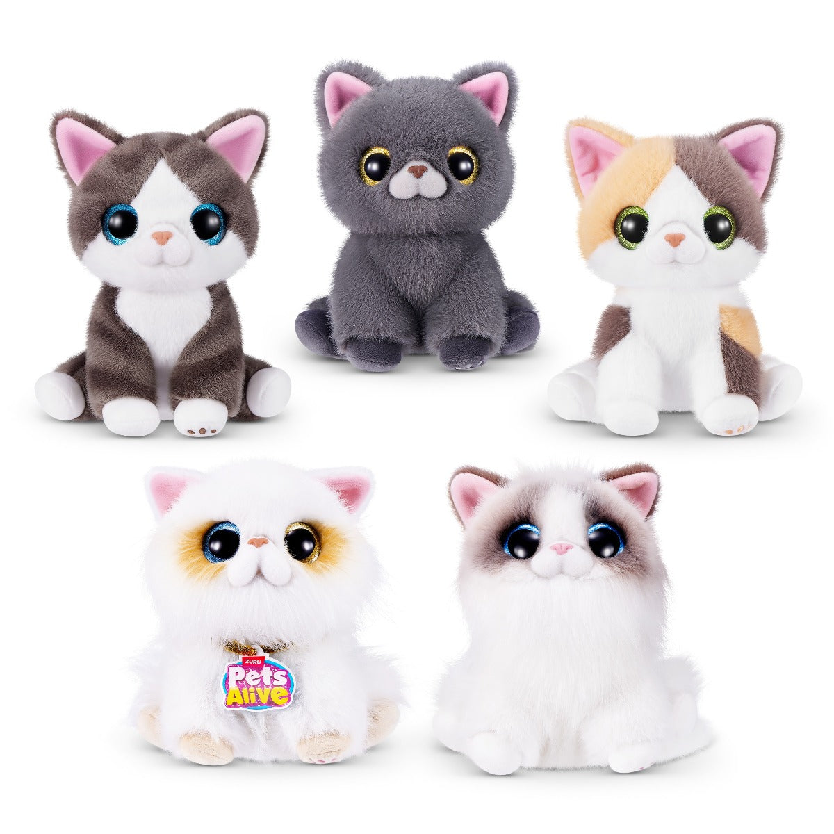 PETS ALIVE - JUCARIE DE PLUS INTERACTIVA PISICA CU ACCESORII