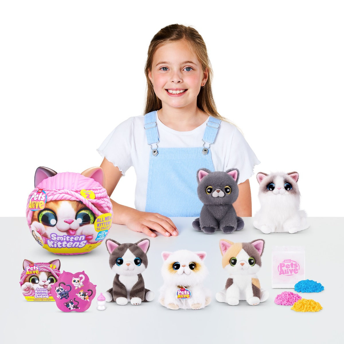 PETS ALIVE - JUCARIE DE PLUS INTERACTIVA PISICA CU ACCESORII