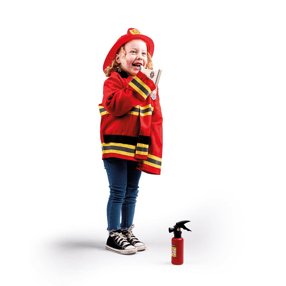 CHILDREN'S FIREMAN COSTUME AND ACCESSORIES SET - BIGJIGS TOYS (34068)