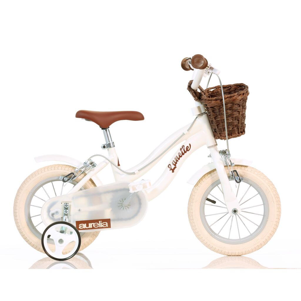 BICICLETA COPII 12" - RETRO (ALB) - DINO BKES (512-205RE)
