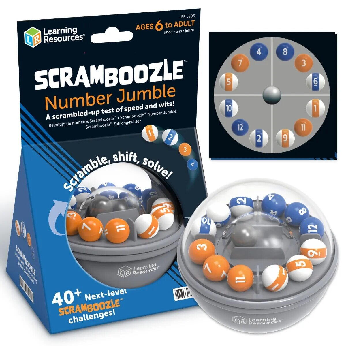 JOC SCRAMBOOZLE™ - AVENTURI CU NUMERE - LEARNING RESOURCES (LER5903)