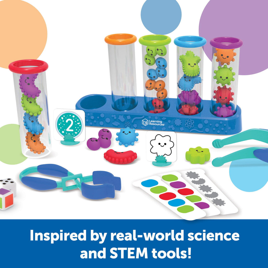 JOC SORTARE & MOTRICITATE - MICROBI COLORATI - LEARNING RESOURCES (LER5542)