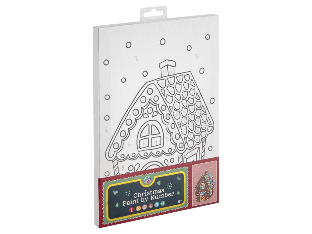 SET PICTURA PE NUMERE - CASUTA DE TURTA DULCE - MOXY (800068-2)