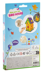 MINI BIRDHOUSE WITH FLOWERS - MOXY (620011-1)