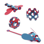 CLIXO® MAGNETIC BUILDING TOY - ITSY FLAMINGO &amp; TURQUOISE (18 PIECES) - CLIXO (CL-ITSY-FT-1)