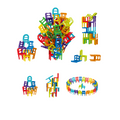 STEAM CONSTRUCTION GAME - COLORFUL CHAIRS (72 PIECES) - OWL (188-657)