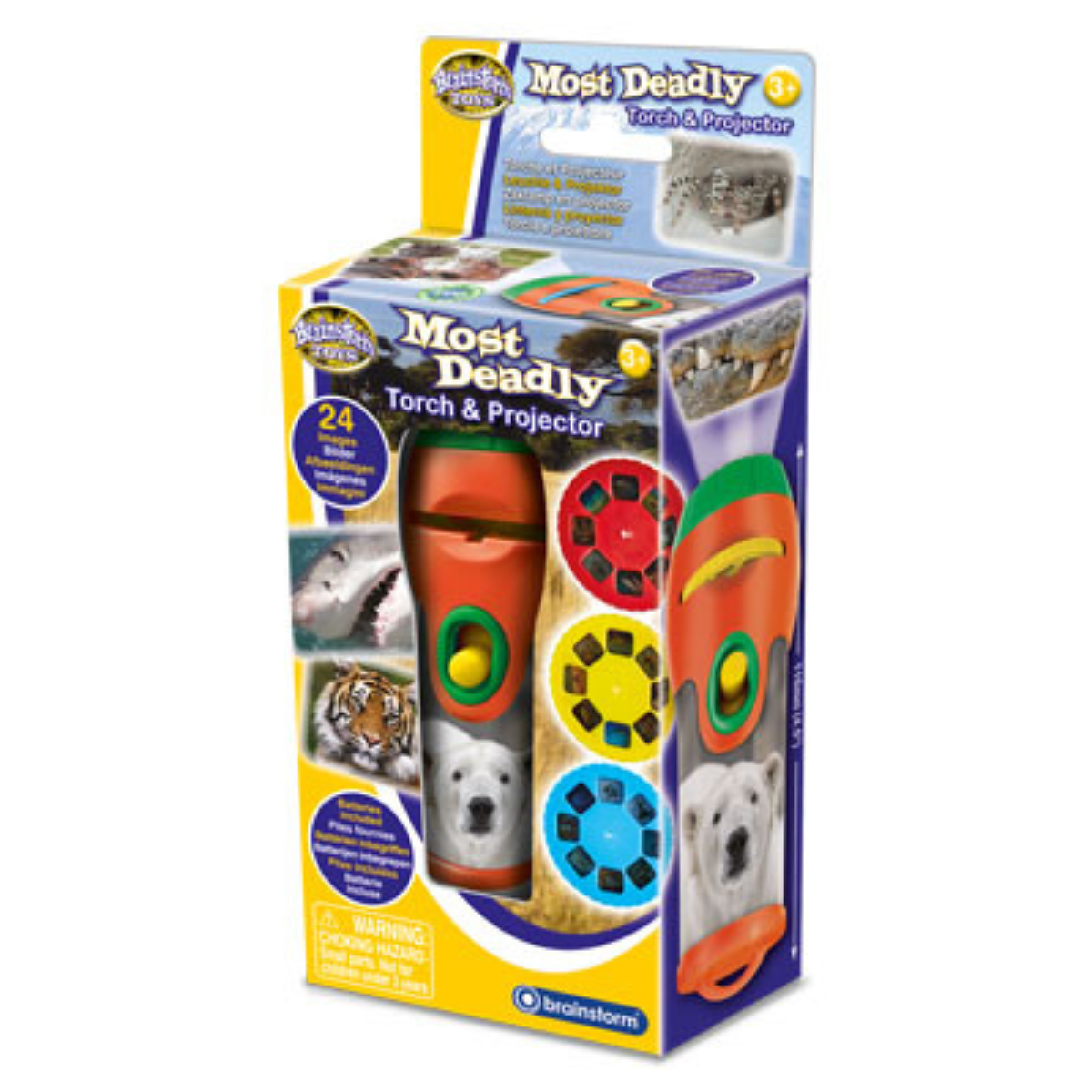 PROIECTOR TIP LANTERNA - CELE MAI PERICULOASE ANIMALE - BRAINSTORM (E4007)