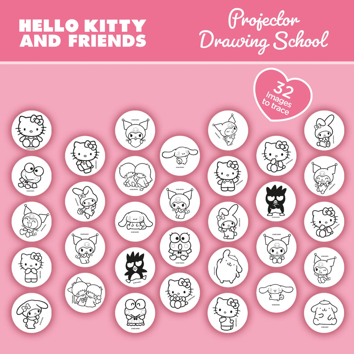 PROIECTOR PENTRU DESEN - HELLO KITTY & PRIETENII - LISCIANI (L119707)
