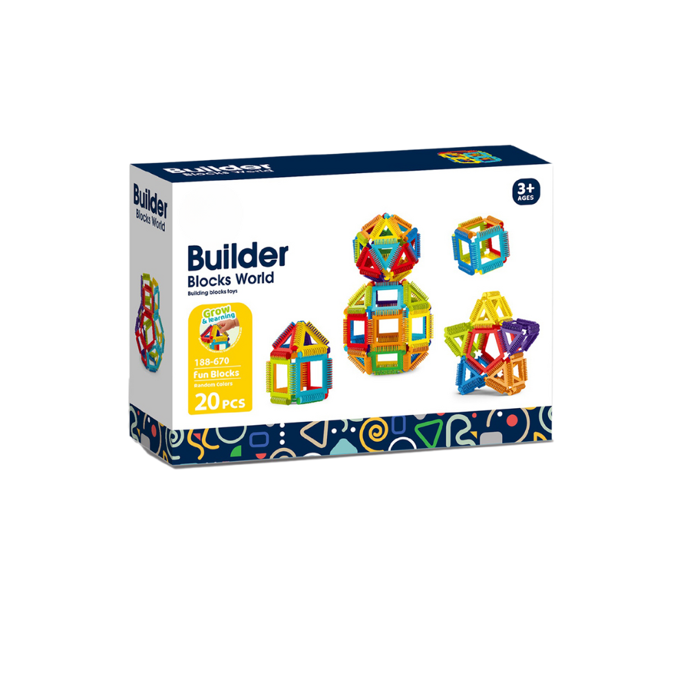STEAM CONSTRUCTION GAME - MAGIC SHAPES (20 PIECES) - OWL (188-670)