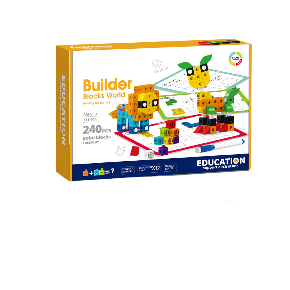 STEAM CONSTRUCTION SET - LEARN AND HAVE FUN (240 PIECES) - OWL (188-635)