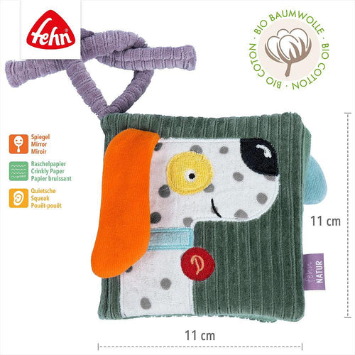 CARTE DIN PLUS PENTRU BEBELUSI - CATELUS NATUR - FEHN (044041)
