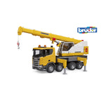 TRUCK WITH SCANIA SUPER 560R LIEBHERR CRANE WITH LIGHTS AND SOUNDS - BRUDER (BR03571)