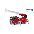 FIRE TRUCK SCANIA SUPER 560R WITH LADDER WATER PUMP AND SIREN - BRUDER (BR03591)