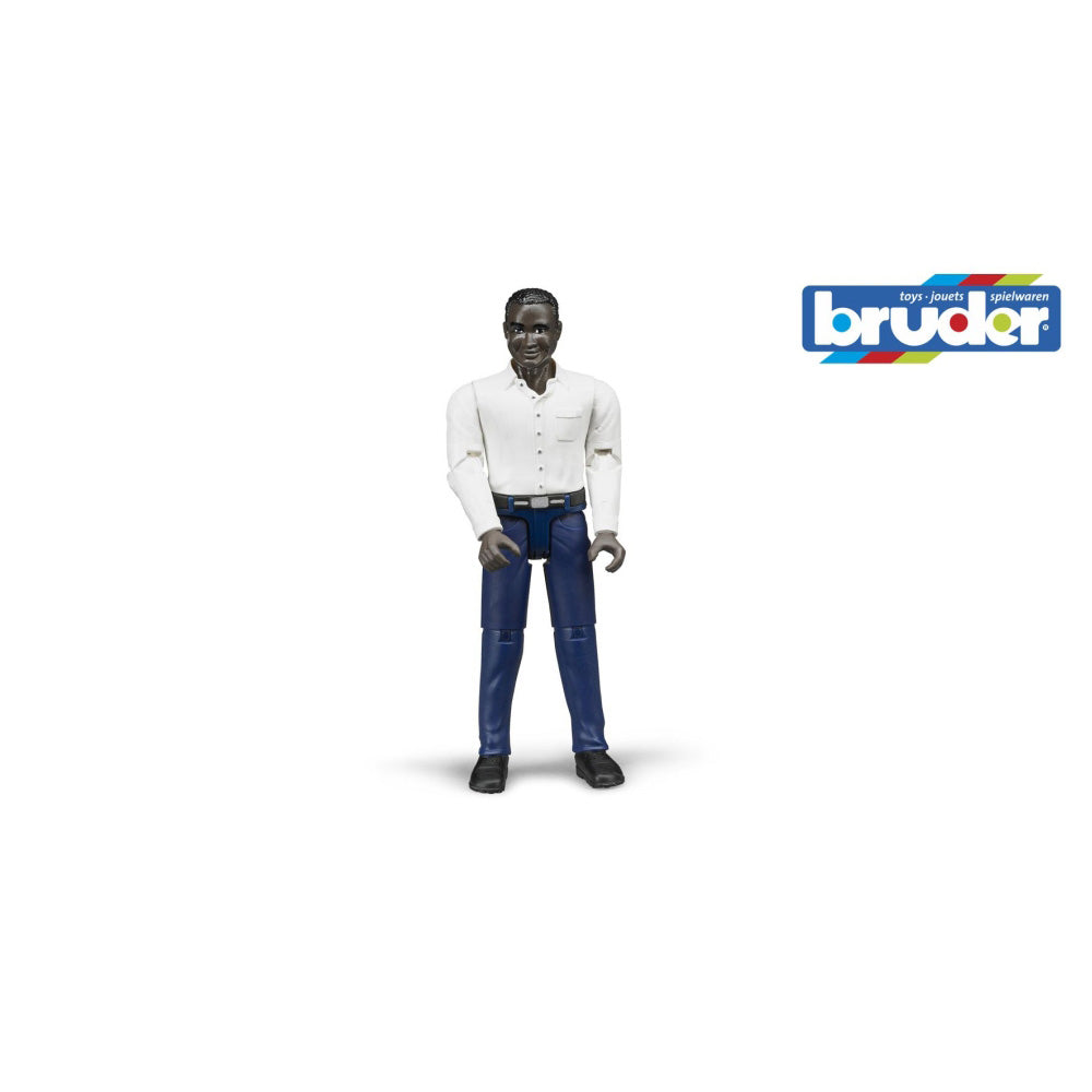 FIGURINA BARBAT CU PANTALONI ALBASTRU INCHIS - BRUDER (BR60004)