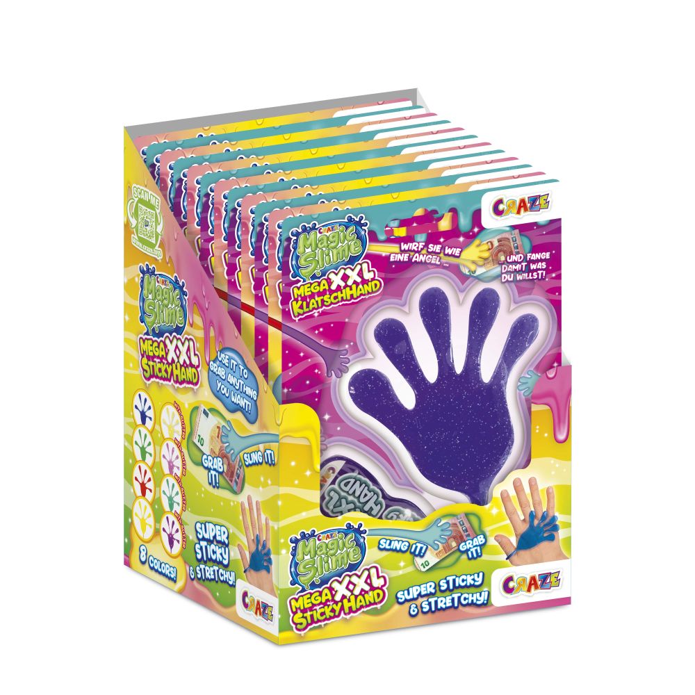 MANA LIPICIOASA SI ELASTICA DIN SLIME DIVERSE CULORI DESIGN NOU - CRAZE (CRZ72028)